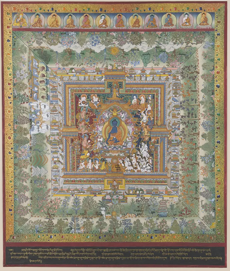 Thangka tibetana