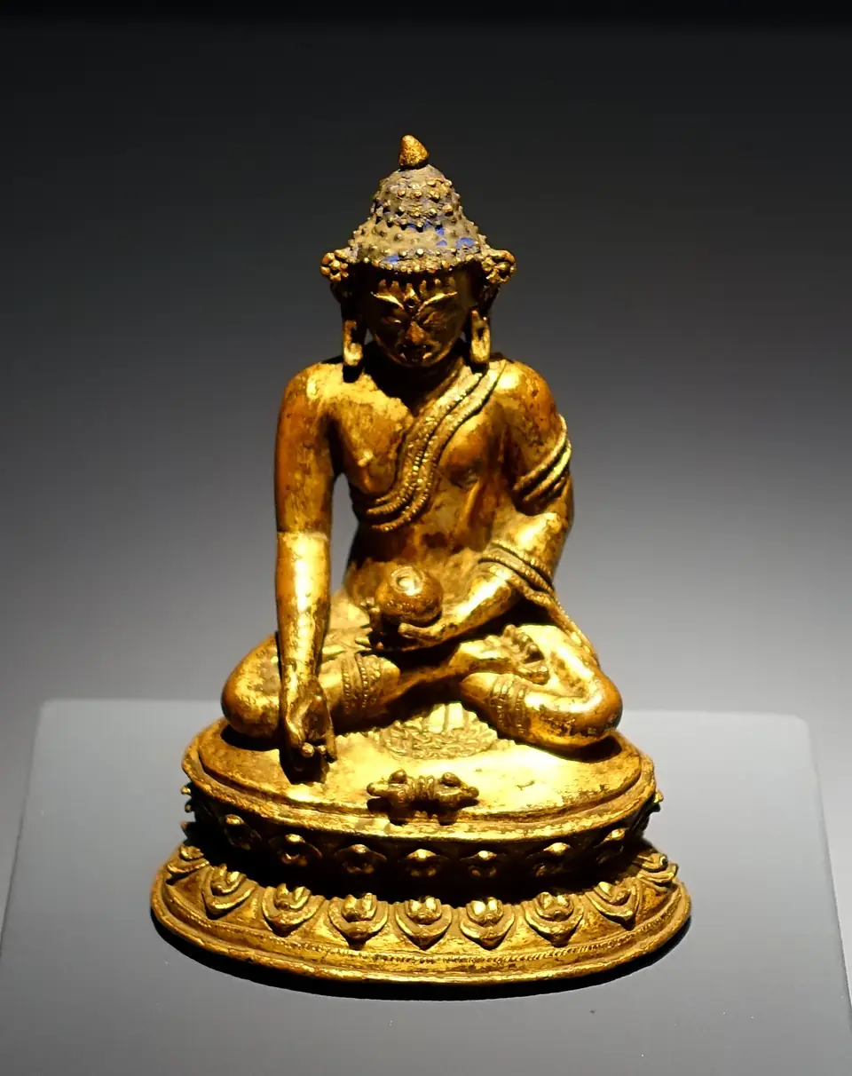 Bronzo dorato tibetano