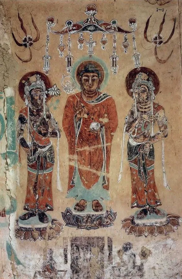 Chinesische Wandmalerei