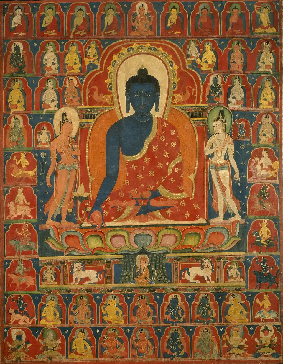 Thangka tibetana